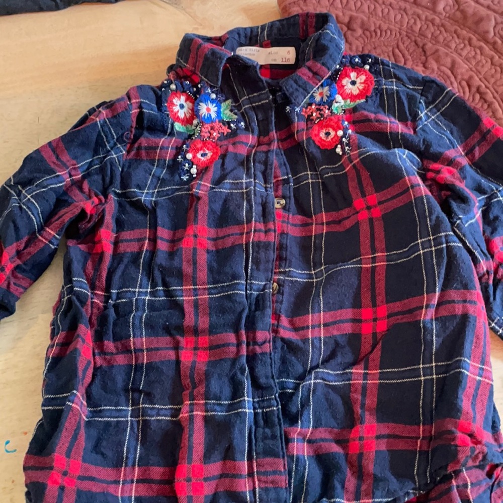 Zara flannel shirt